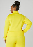 Ruffle Trimmed Track Jacket