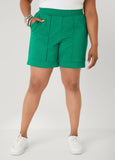 Ribbed Pull On Shorts