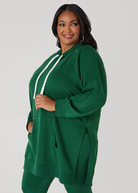 Oversized Side Split Hoodie
