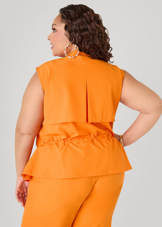 Storm Flap Drawstring Vest