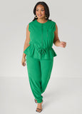 Storm Flap Drawstring Waist Vest