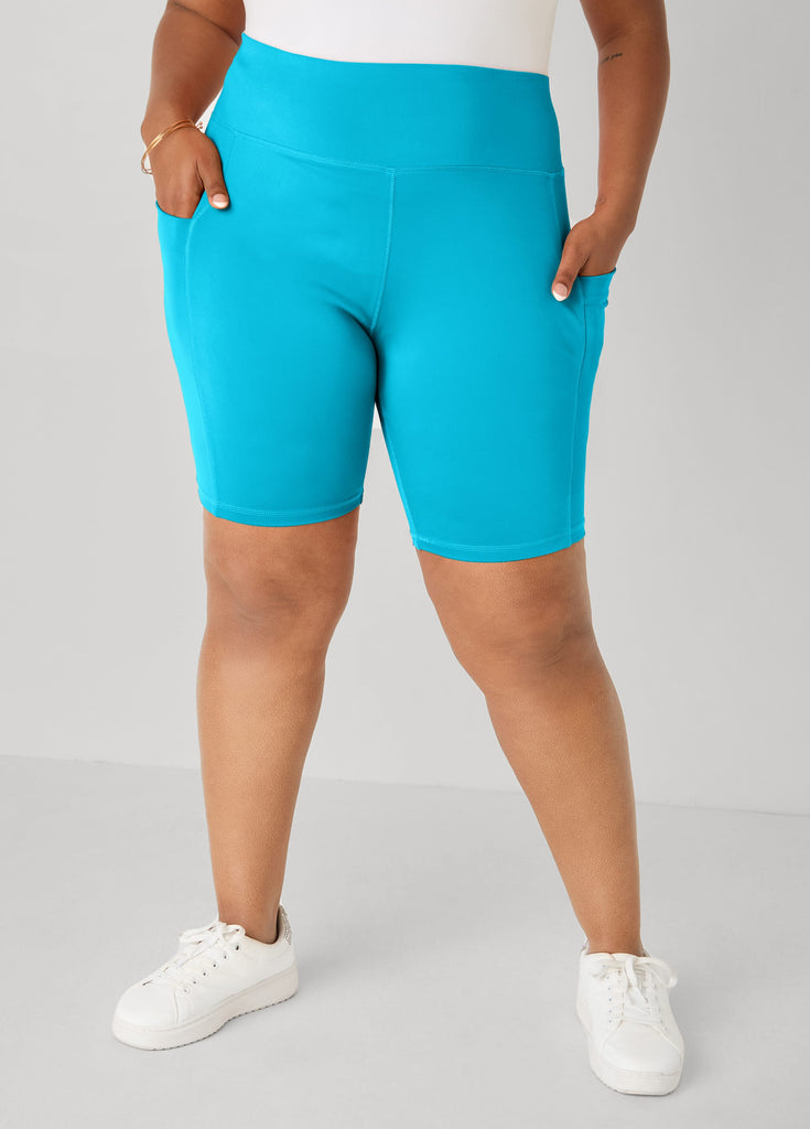 Phone Pocket Biker Shorts – Ashley Stewart