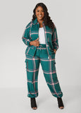 Pixel Print Track Jacket