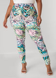 High Rise Status Print Leggings