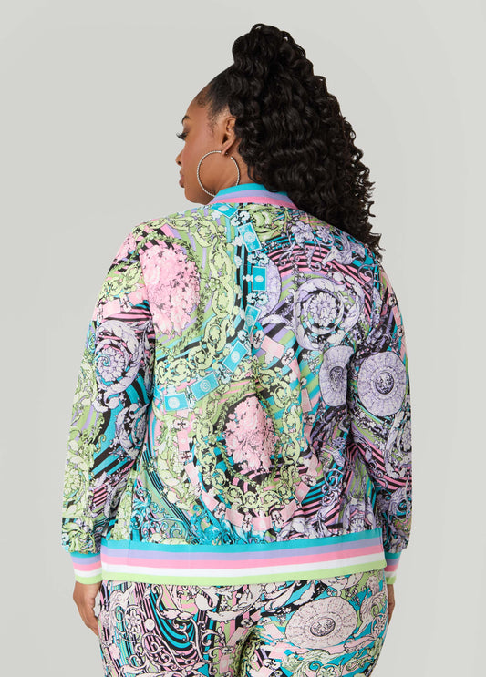 Pastel Mesh Track Jacket