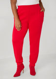 High Waist Luxe Soft Scuba Joggers