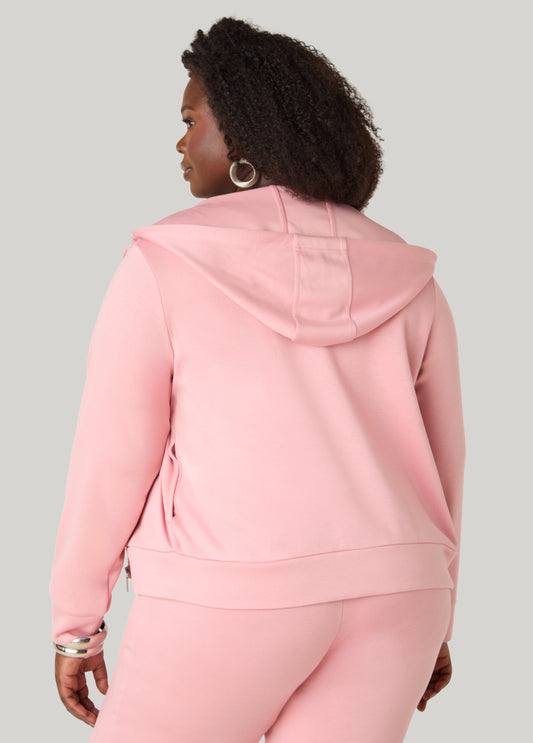 Luxe Soft Scuba Hooded Jacket
