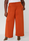 Pleated Luxe Soft Scuba Pants