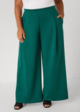 Luxe Soft Scuba Pleated Pants