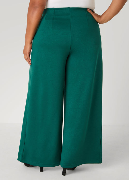 Luxe Soft Scuba Pleated Pants
