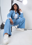 Striped French Terry Track Pants