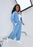 Striped French Terry Track Pants