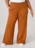 Ribbed Panel Wide Leg Pants