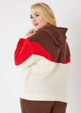 Colorblock Fleece Hoodie