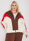 Colorblock Fleece Hoodie