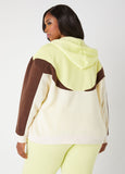 Colorblock Fleece Hoodie
