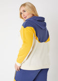 Colorblock Fleece Hoodie