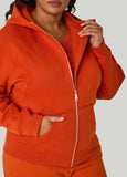 Ashley Sport Fleece Zip Front Hoodie