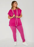 Ashley Sport Cotton Cutout Tunic Tee