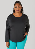 Ashley Sport Mesh Long Sleeve Tee