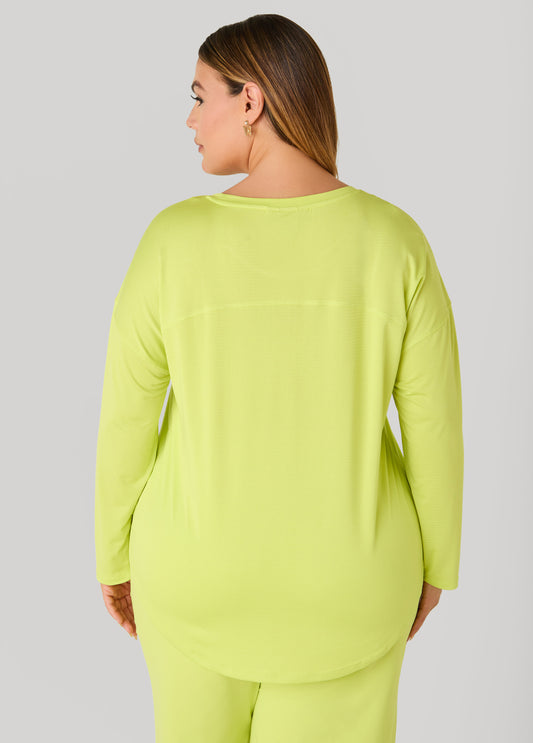 Ashley Sport Long Sleeved Mesh Tee