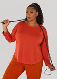 Ashley Sport Long Sleeved Mesh Tee