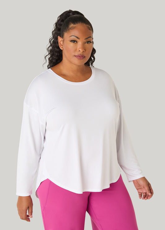 Ashley Sport Long Sleeve Mesh Tee