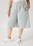 Foldover Drawstring Shorts