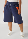 Foldover Drawstring Shorts