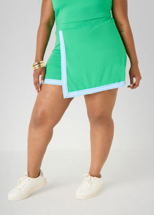 Two Tone Tennis Skort