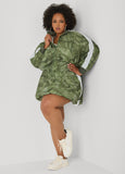 Camo Print Zip Front Jacket