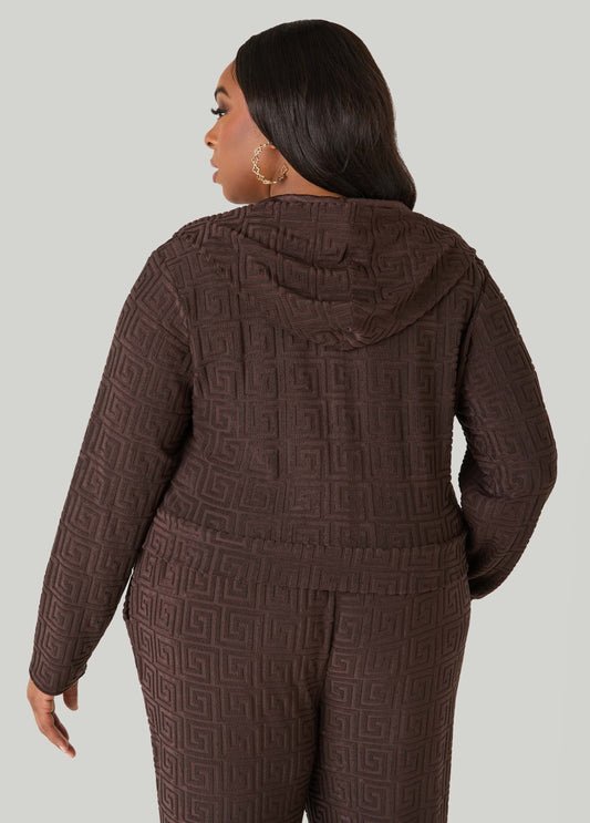 Greek Key Track Jacket