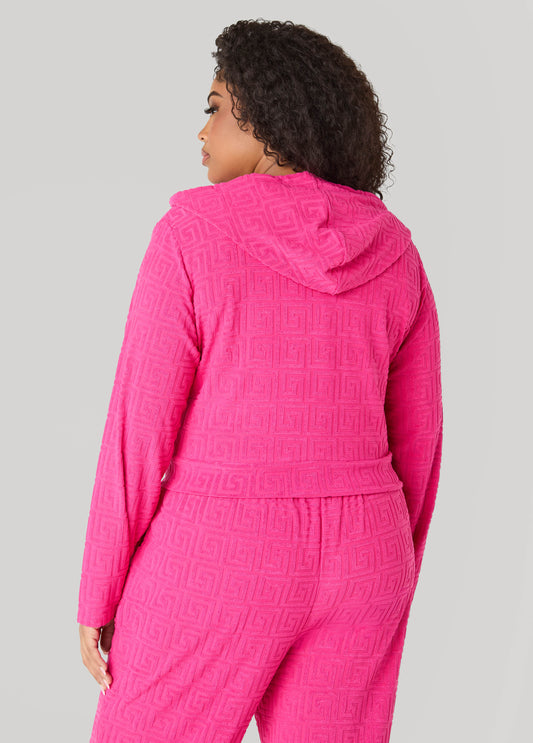 Greek Key Track Jacket