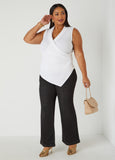 Patch Pocket Flared Jeans