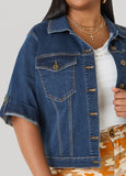 Cuffed Denim Jacket