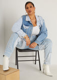 Patchwork High Rise Skinny Jeans