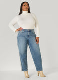Striped Barrel Jeans