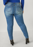 Embroidered Skinny Jeans