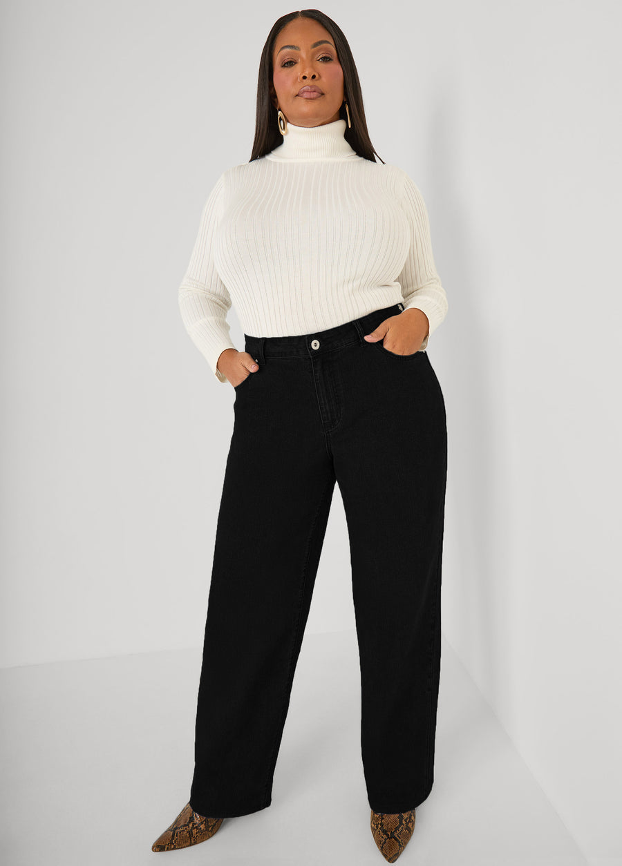 Plus Size Straight Leg Regular Universal Jean