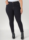 Gathered Skinny Jeans