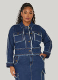 Frayed Denim Jacket