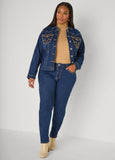 Stitch Detailed Denim Jacket