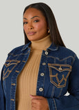 Stitch Detailed Denim Jacket