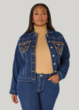 Stitch Detailed Denim Jacket
