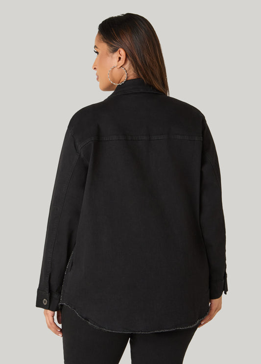 Crystal Denim Shacket