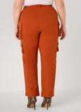 Straight Leg Cargo Jeans