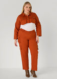 Straight Leg Cargo Jeans