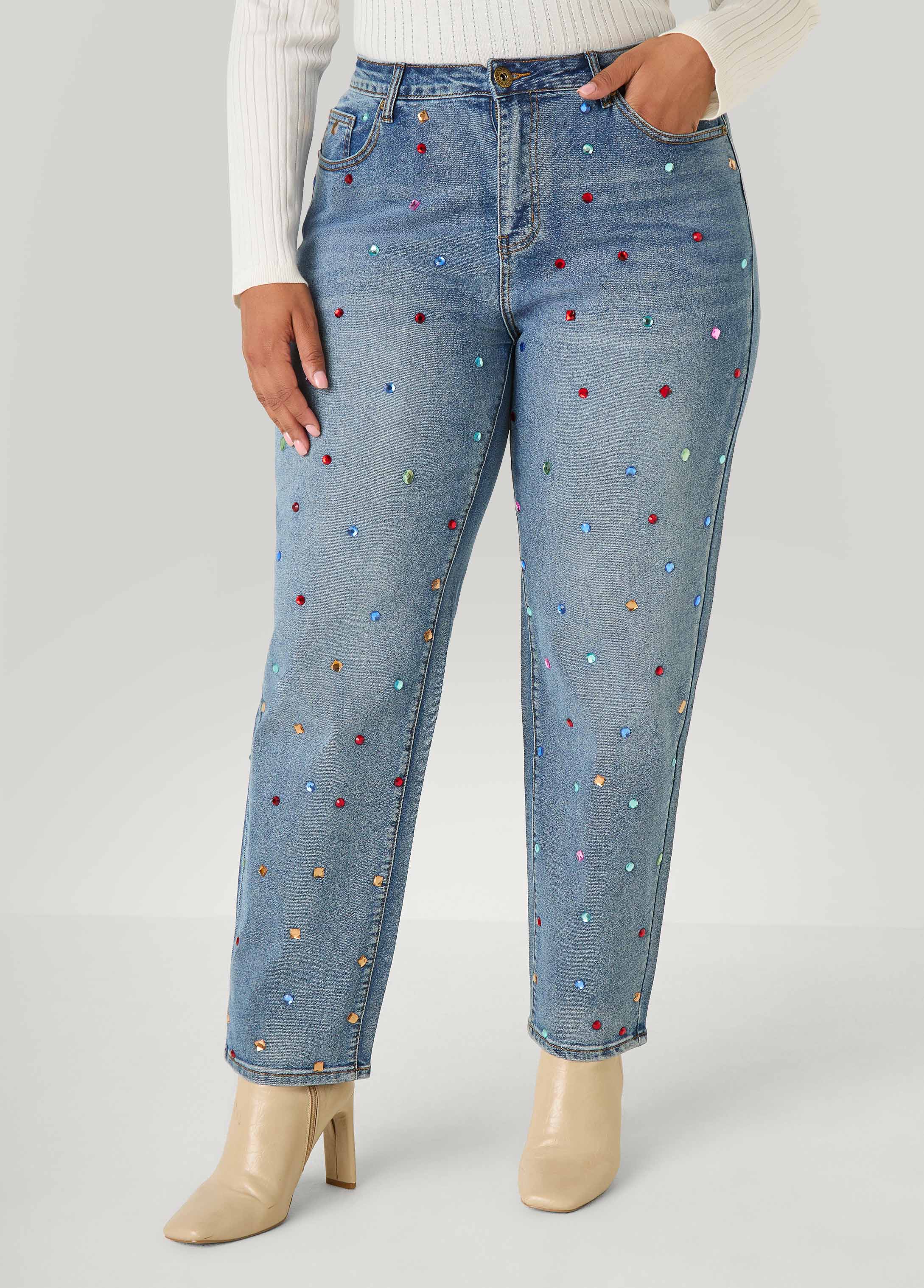 Crystal Tapered Jeans