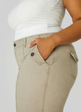 Seam Detailed Denim Capris