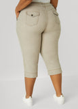 Seam Detailed Denim Capris